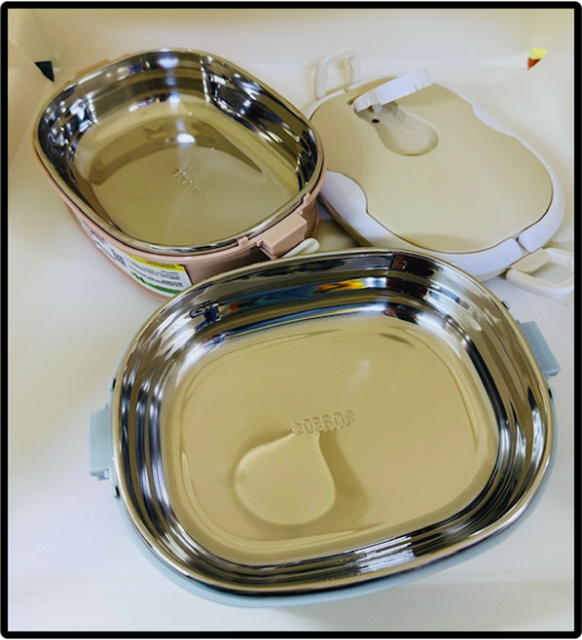 BOX PORTA PRANZO 800 ML X2 ( 20.5x14.5x12.5cm )