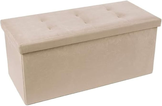 POUF CONTENITORE IN VELLUTO (RETTANGOLARE)