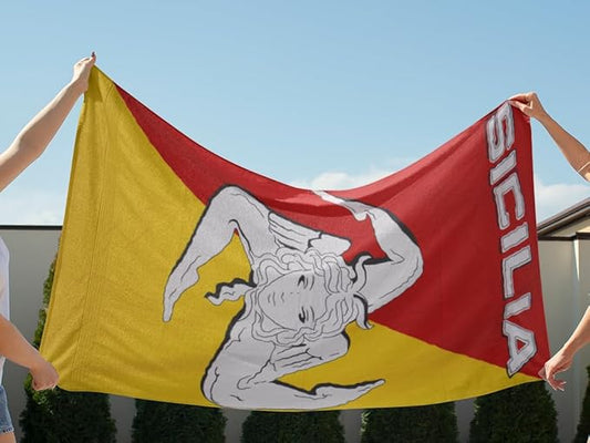 TELO MARE IN MICROFIBRA - SICILIA- 90X170cm