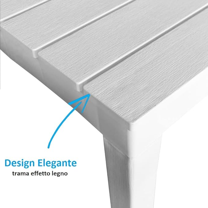 PANCA IN RESINA TIMOR BIANCO