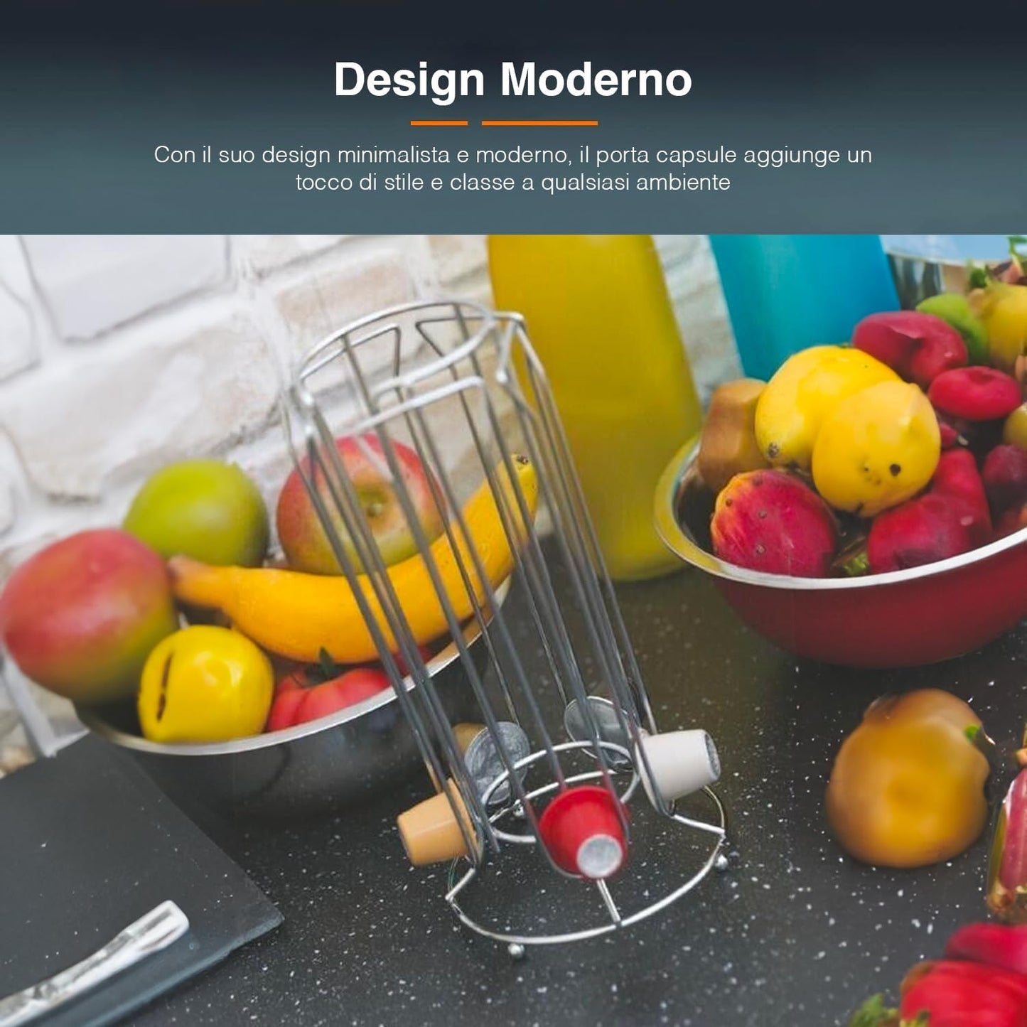 PORTA CAPSULE NESPRESSO 5 FILE X6PZ