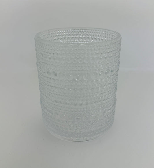 VASO IN VETRO (D. 8,20cm- h.9cm)