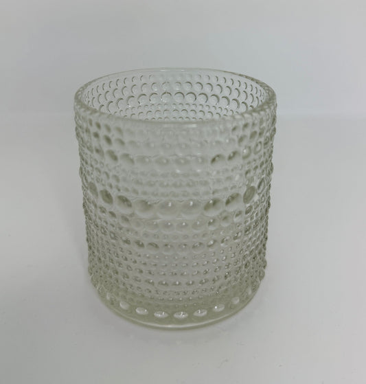 VASO IN VETRO ( D.7,20cm- h.8cm)