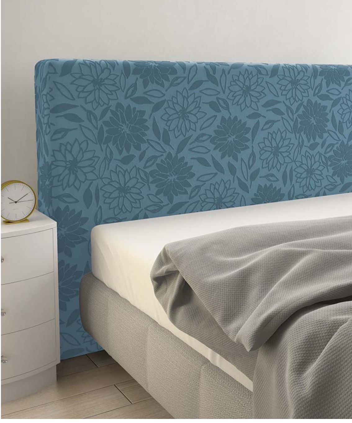 COPRITESTATA CON MOTIVI FLOREALI