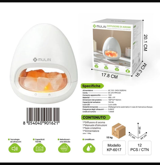 UMIDIFICATORE PER AMBIENTE (20,1X17,8X16,3CM)