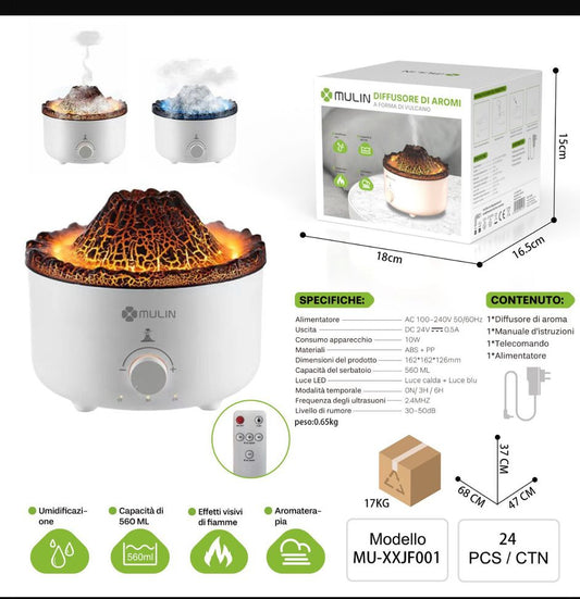 UMIDIFICATORE PER AMBIENTE (15X18X16,5CM)