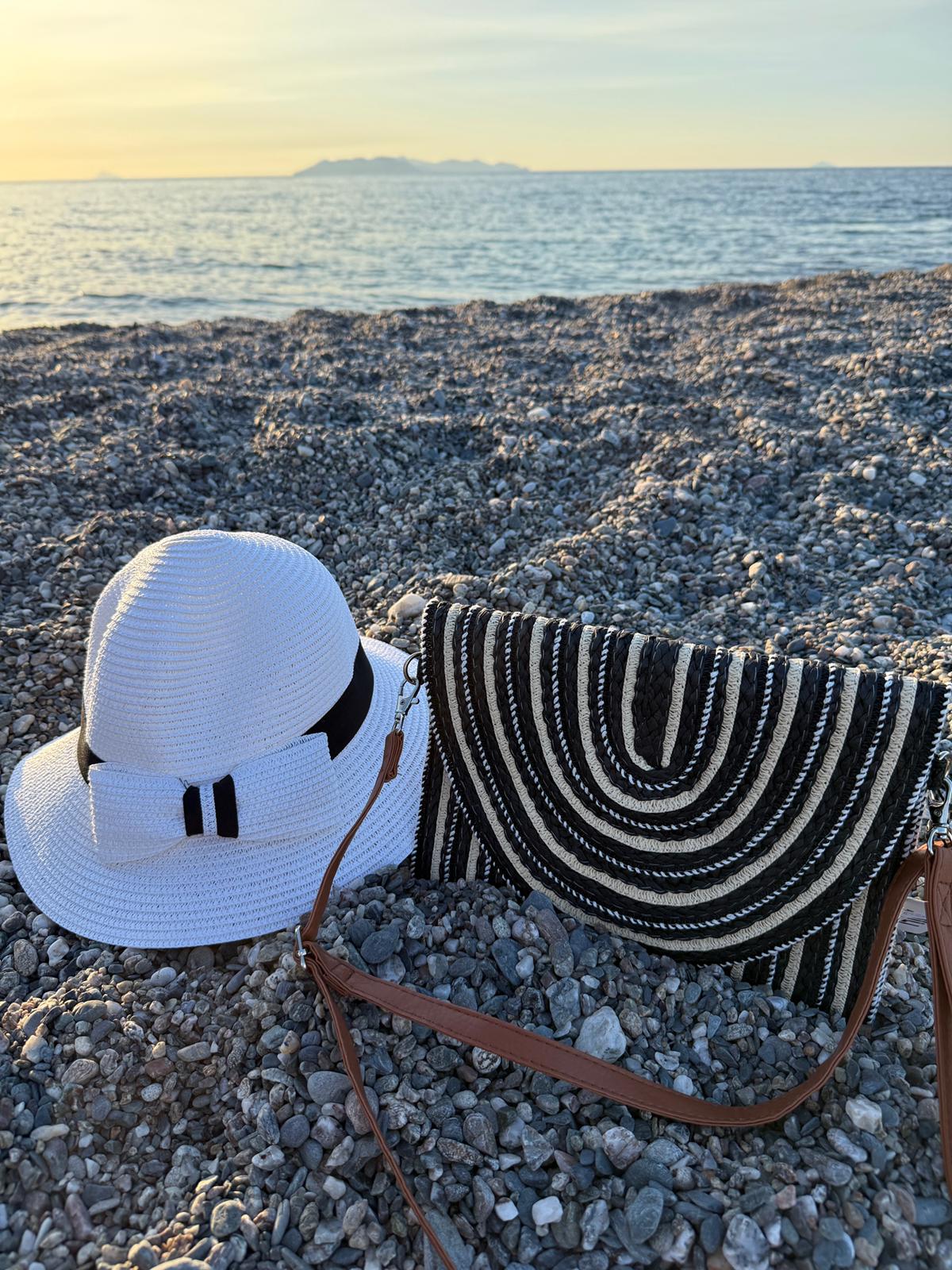 BORSA ESTIVA IN PAGLIA(28x20cm)