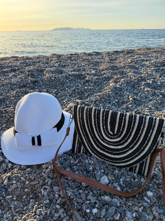 BORSA ESTIVA IN PAGLIA(28x20cm)