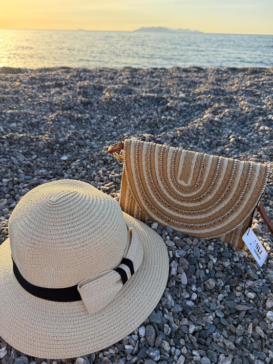 BORSA ESTIVA IN PAGLIA(28x20cm)