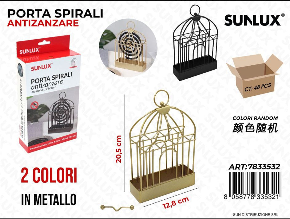 PORTA SPIRALI ANTIZANZARE