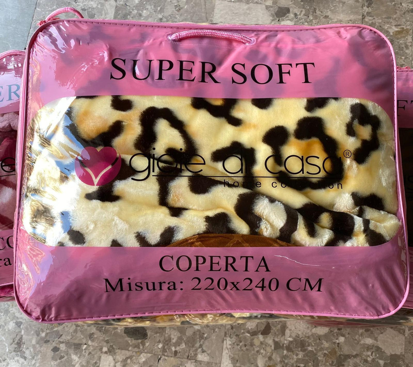 COPERTA BLANKET SPAGNOLA DOUBLE FACE