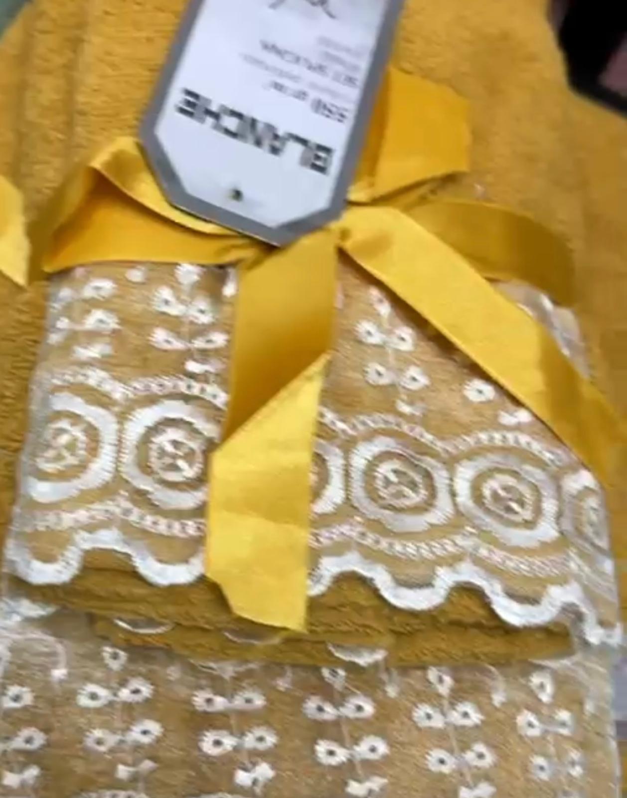 TRIS ASCIUGAMANI BAGNO