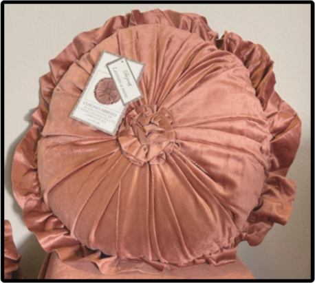 CUSCINI D'ARREDO IN VELLUTO (ROTONDO)