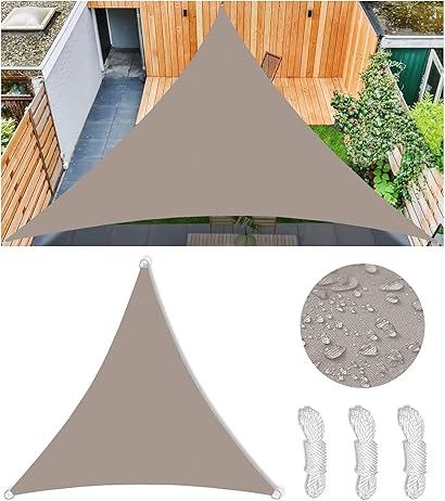 TELO OMBREGGIANTE PER ESTERNO TRIANGOLARE(3.6m x 3.6m x 3.6m)