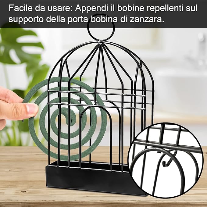 PORTA SPIRALI ANTIZANZARE