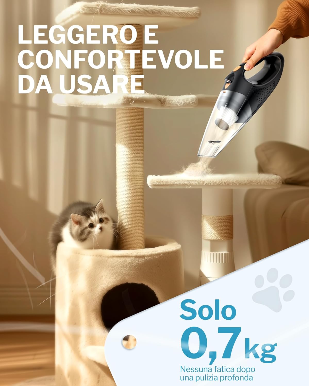 ASPIRAPOLVERE PORTATILE SENZA FILI