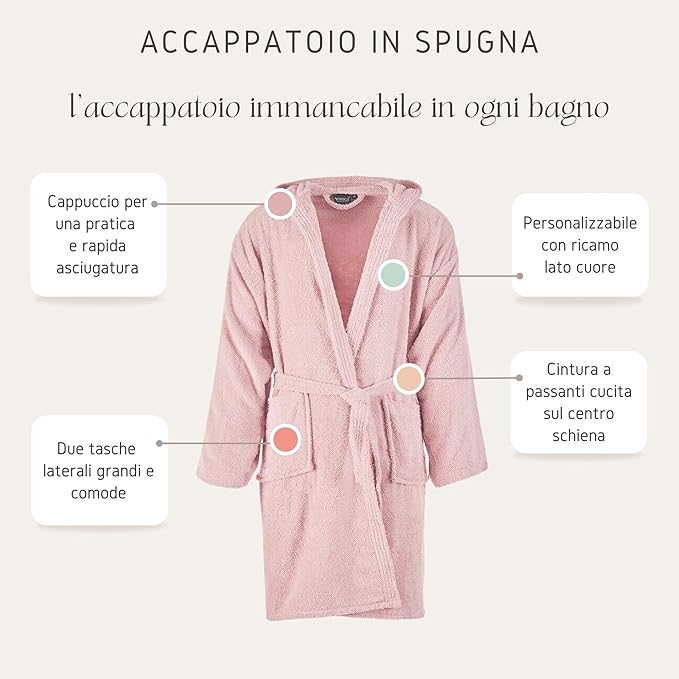 ACCAPPATOIO IN MORBIDA SPUGNA (UOMO/DONNA)