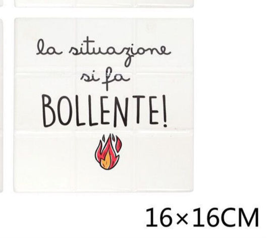 SOTTOPENTOLA IN CERAMICA 16X16CM