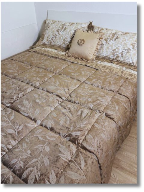 PIUMONE IN VELLUTO MATRIMONIALE