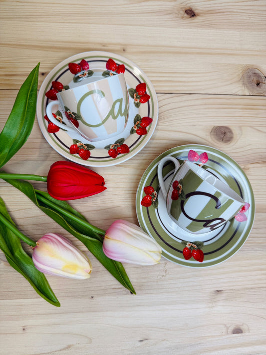 COPPIA TAZZINA DA CAFFE' CON PIATTINO