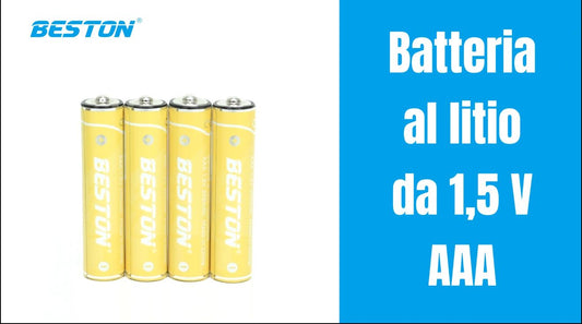 BATTERIA AL LITIO DA 1,5 V AAA