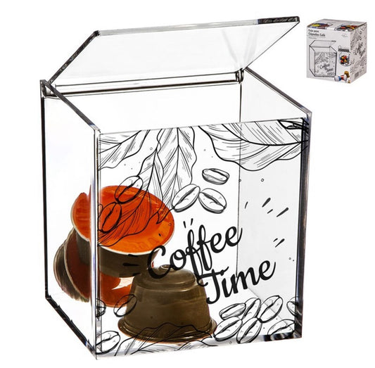 DISPENSER PORTA CAPSULE IN METACRILATO (10,5 x 12 x 13 cm)