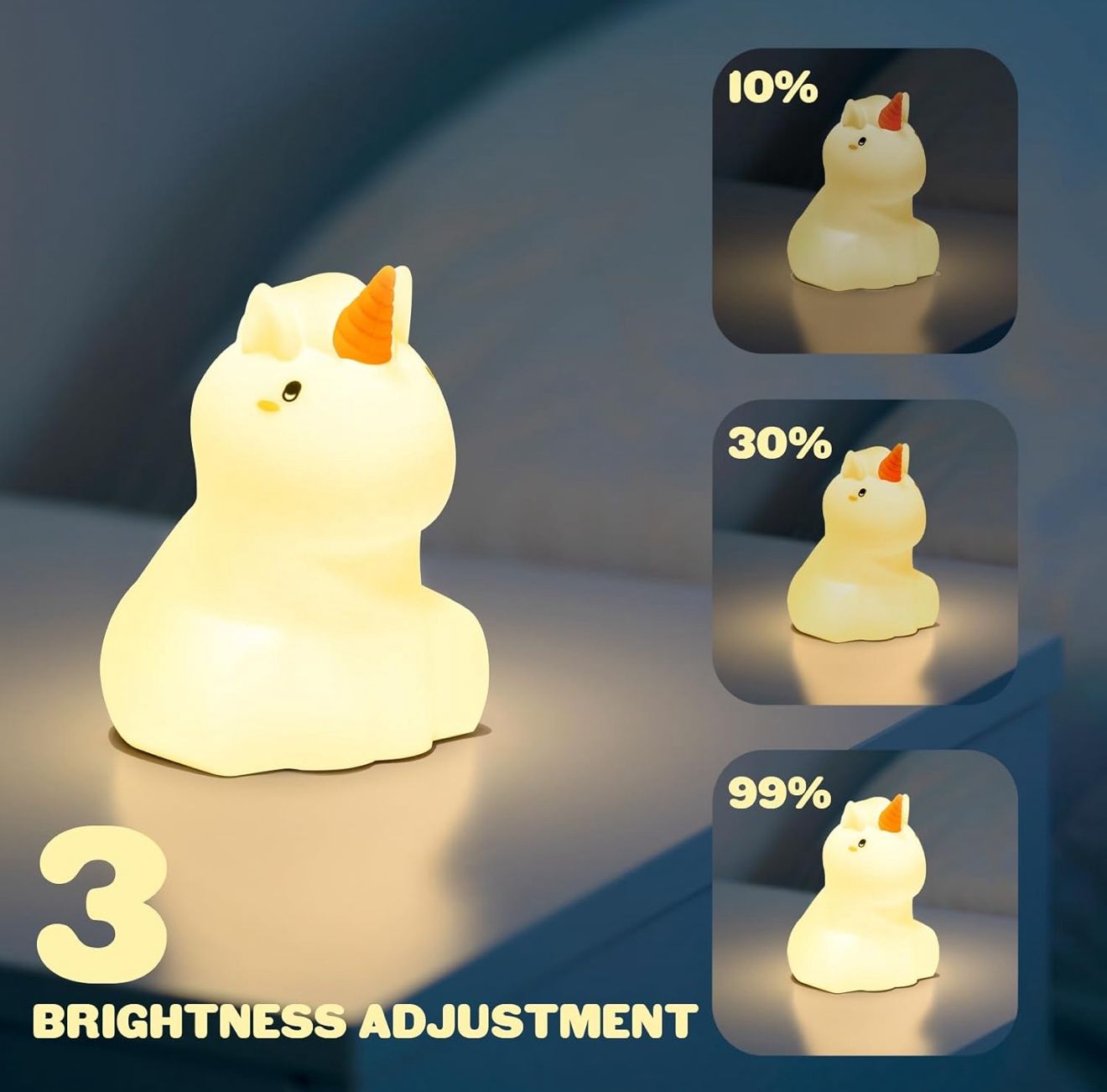 LAMPADA NOTTURNA LED ANIMALETTO (UNICORNO)