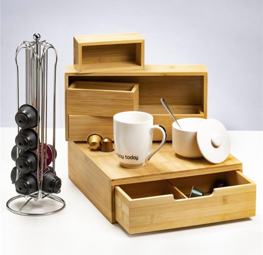 PORTA CIALDE IN LEGNO (30X10X30CM)