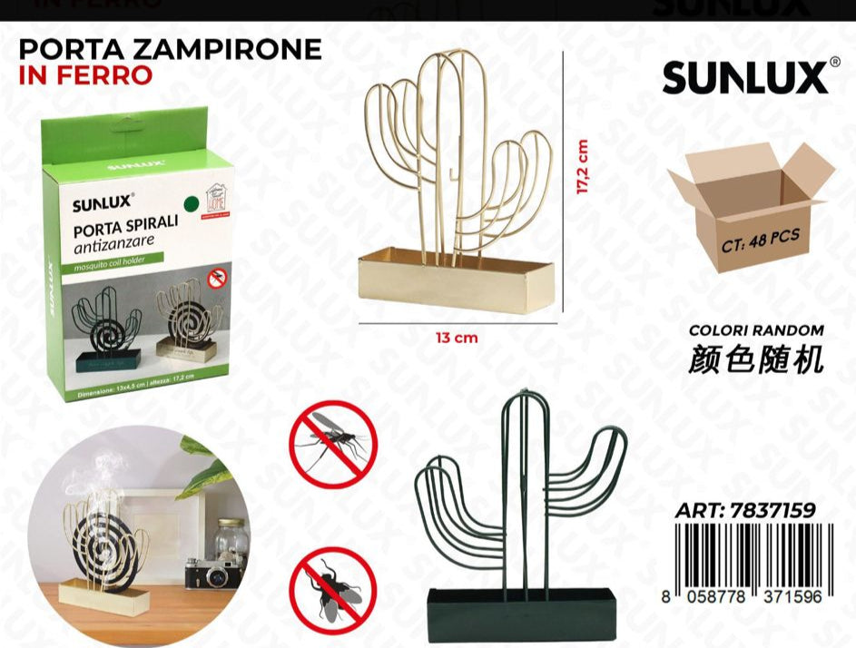 PORTA ZAMPIRONE IN FERRO (CACTUS)