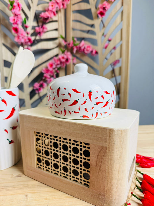 PORTASPUGNA IN CERAMICA (PEPERONCINI)