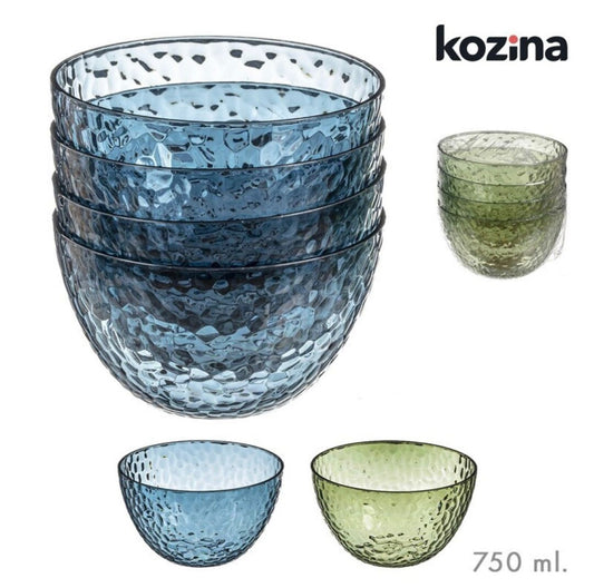 CIOTOLA IN PLASTICA EFFETTO VETRO 750ML