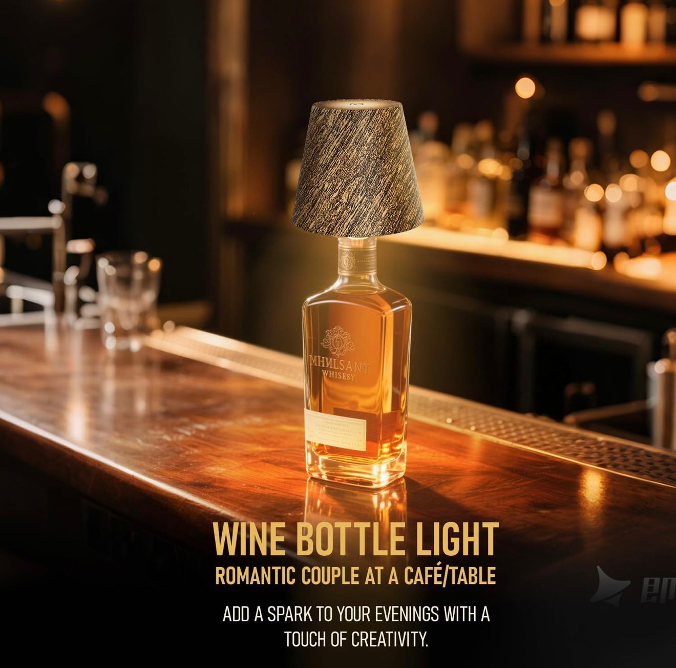 LAMPADA RICARICABILE PER  BOTTIGLIE