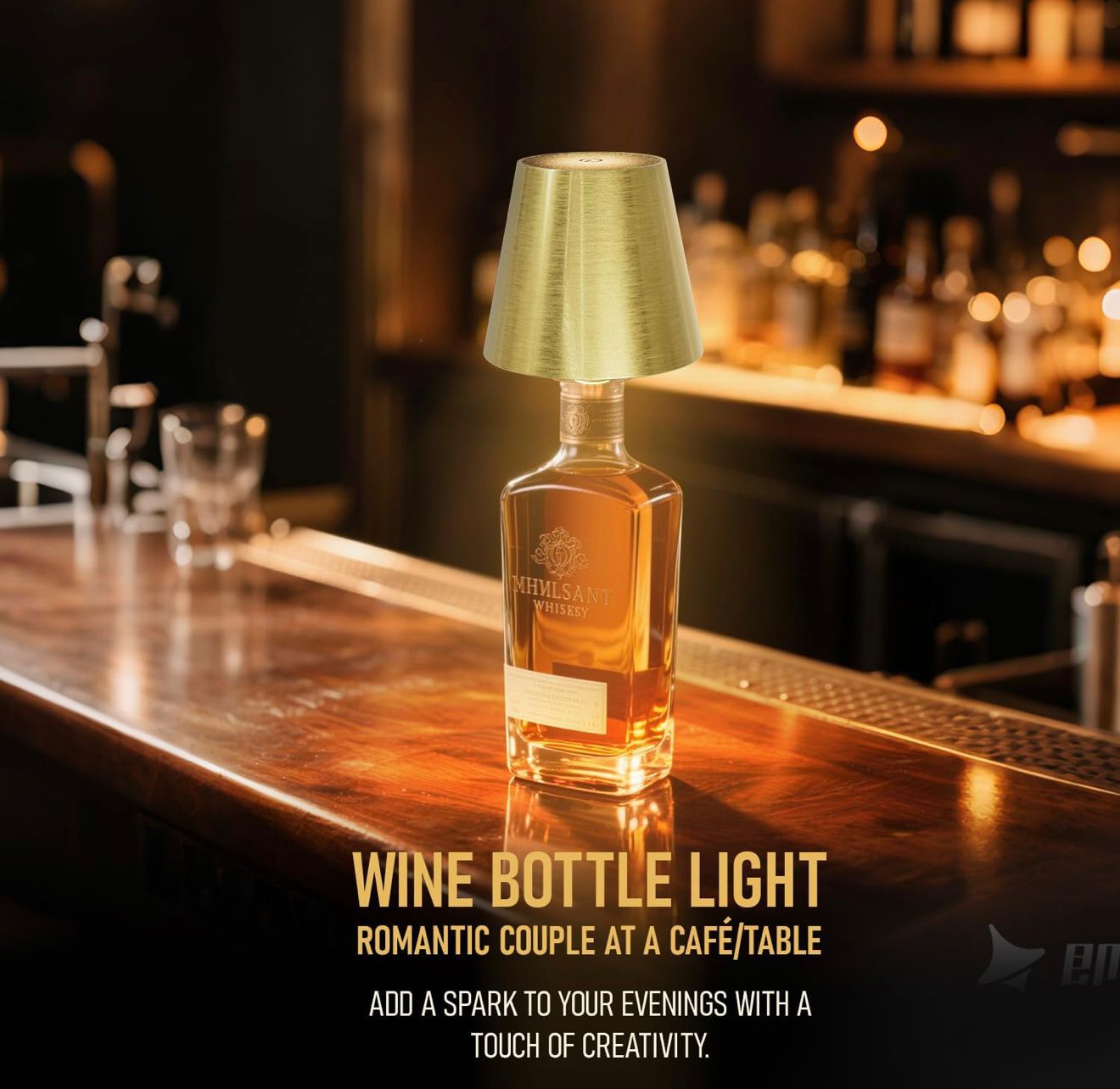 LAMPADA RICARICABILE PER  BOTTIGLIE