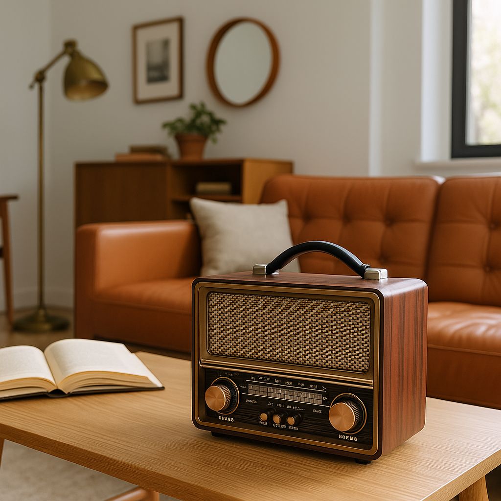 ALTOPARLANTE HI FI - RADIO D'EPOCA - LETTORE MUSICALE USB - MULIN