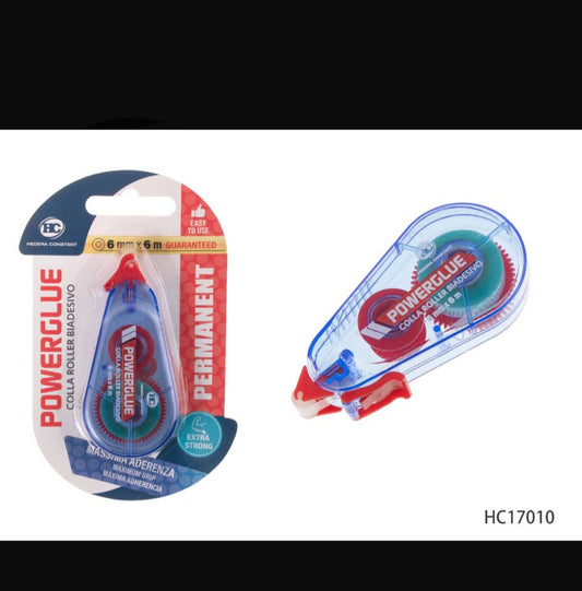 COLLA ROLLER BIADESIVO-SCUOLA-UFFICIO-CARTOLERIA