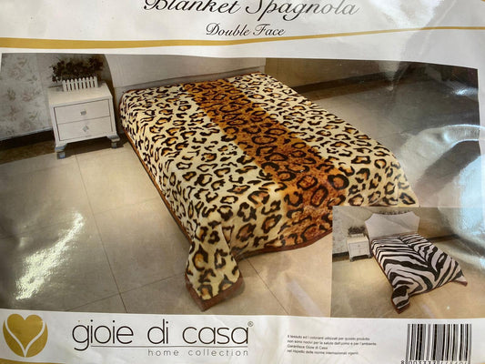 COPERTA BLANKET SPAGNOLA DOUBLE FACE