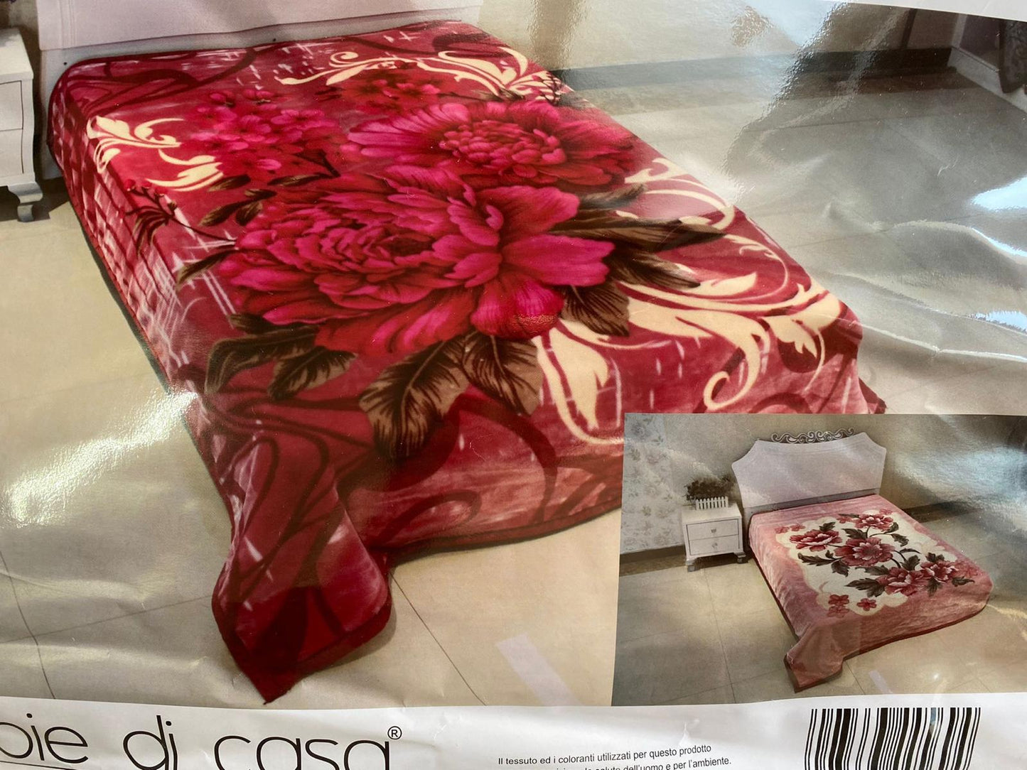 COPERTA BLANKET SPAGNOLA DOUBLE FACE