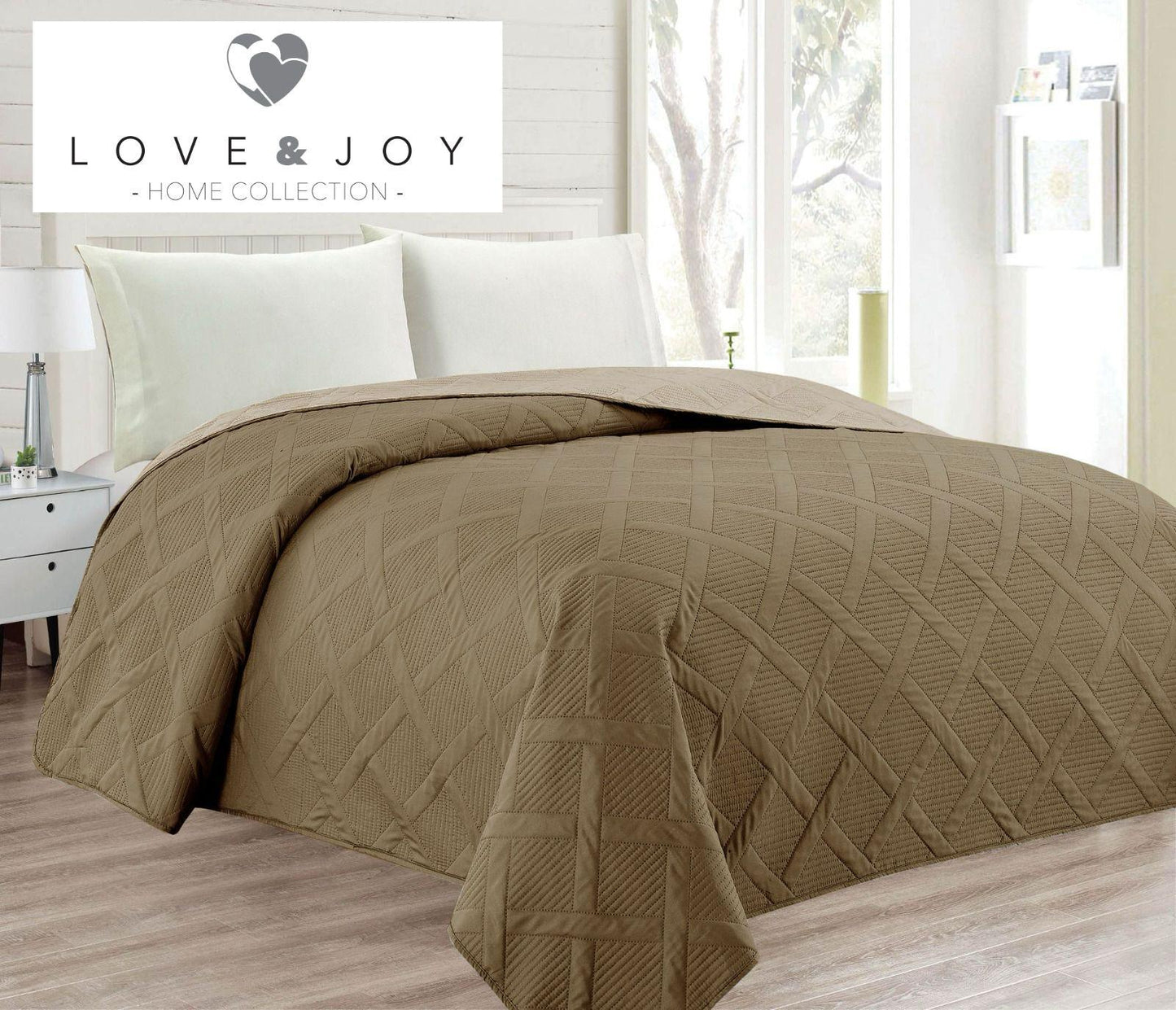 COPRILETTO DOUBLE FACE - TRAPUNTINO MATRIMONIALE