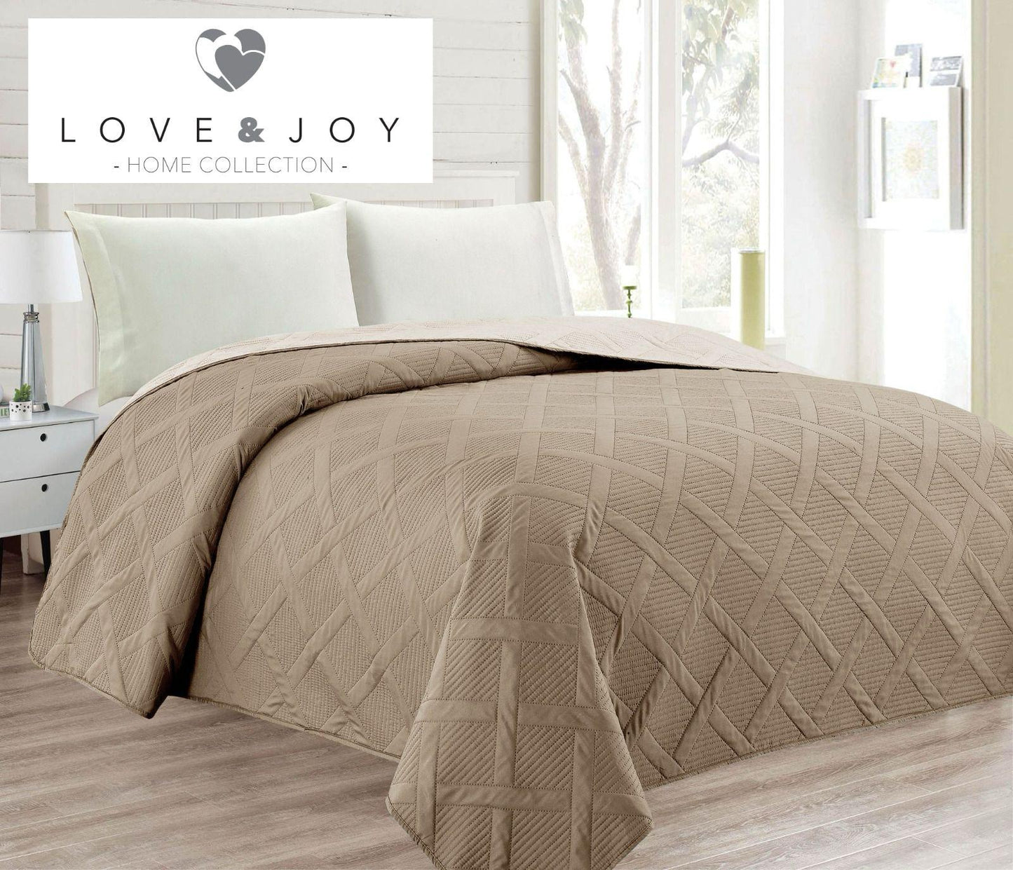 COPRILETTO DOUBLE FACE - TRAPUNTINO MATRIMONIALE