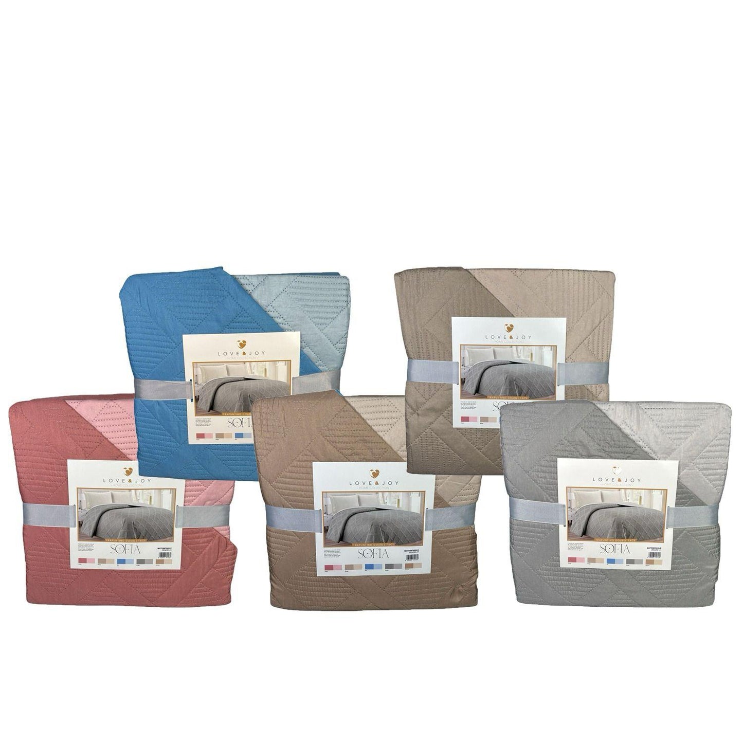 COPRILETTO DOUBLE FACE - TRAPUNTINO MATRIMONIALE