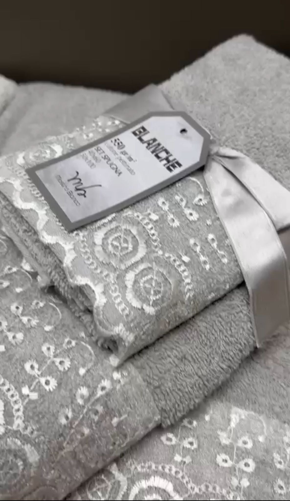 TRIS ASCIUGAMANI BAGNO