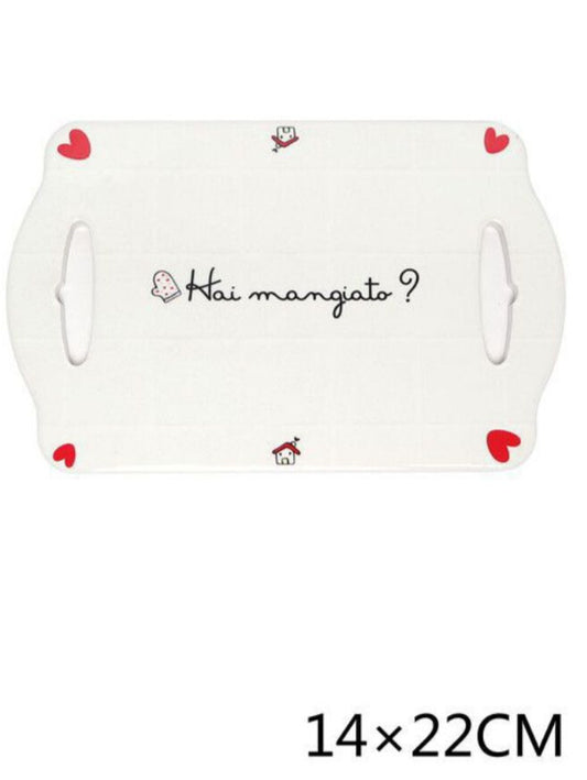 SOTTOPENTOLA IN CERAMICA CON MANICI 14X22CM