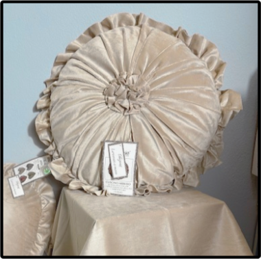 CUSCINI D'ARREDO IN VELLUTO (ROTONDO)