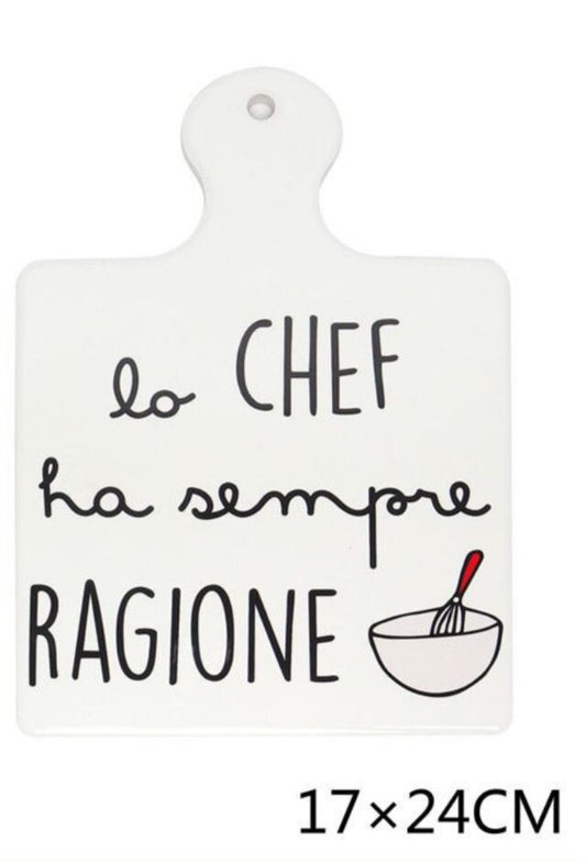 SOTTOPENTOLA IN CERAMICA CON MANICO 17X24CM