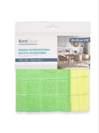 PANNO MICROFIBRA 30X30CM (2 PEZZI)