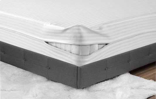 COPRIMATERASSO CON ZIP SINGOLO: (90x200+ANGOLI+ 25 CM)