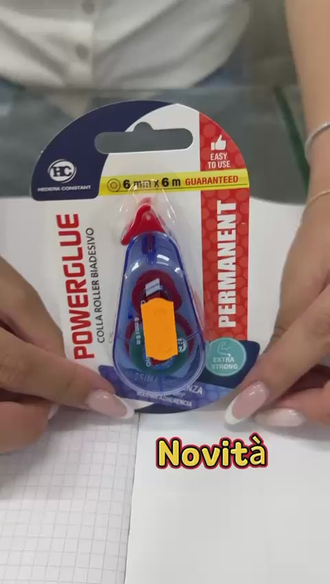 COLLA ROLLER BIADESIVO-SCUOLA-UFFICIO-CARTOLERIA